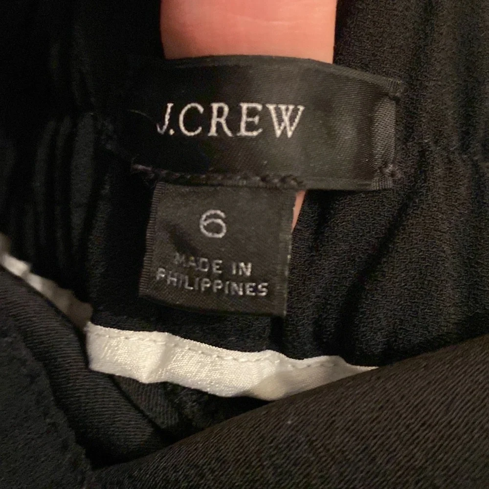 J. Crew Black Wide-Leg Women's Pants. Size 6. Style AV443